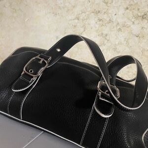 NWT black leather Cole Haan Handbag